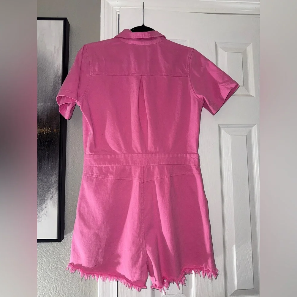 Sadie & Sage Vibrant Pink Romper - Picture 7 of 10